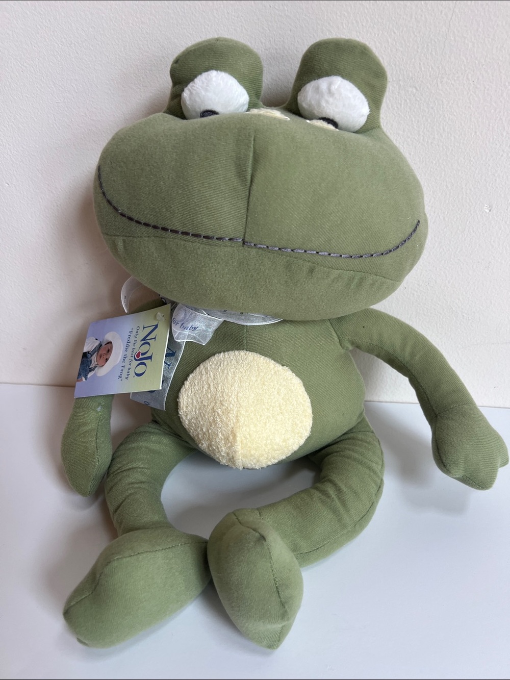 NoJo Jungle Freddie Green Plush Frog Stuffed Animal better than jellycat!